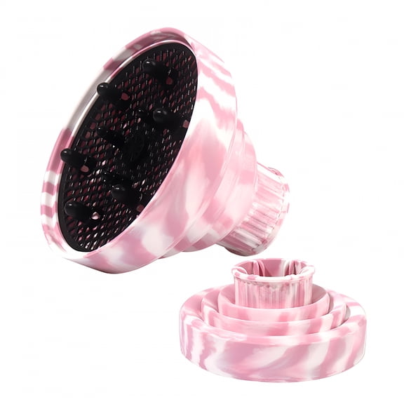 HIBIBUD Universal Hair Diffuser Hair Dryer Diffuser Attachment For Curly And Natural Wavy Hair Blow Dryer Diffuser For Long Mouth Round 3.5-5Cm Outer Diameter Interface