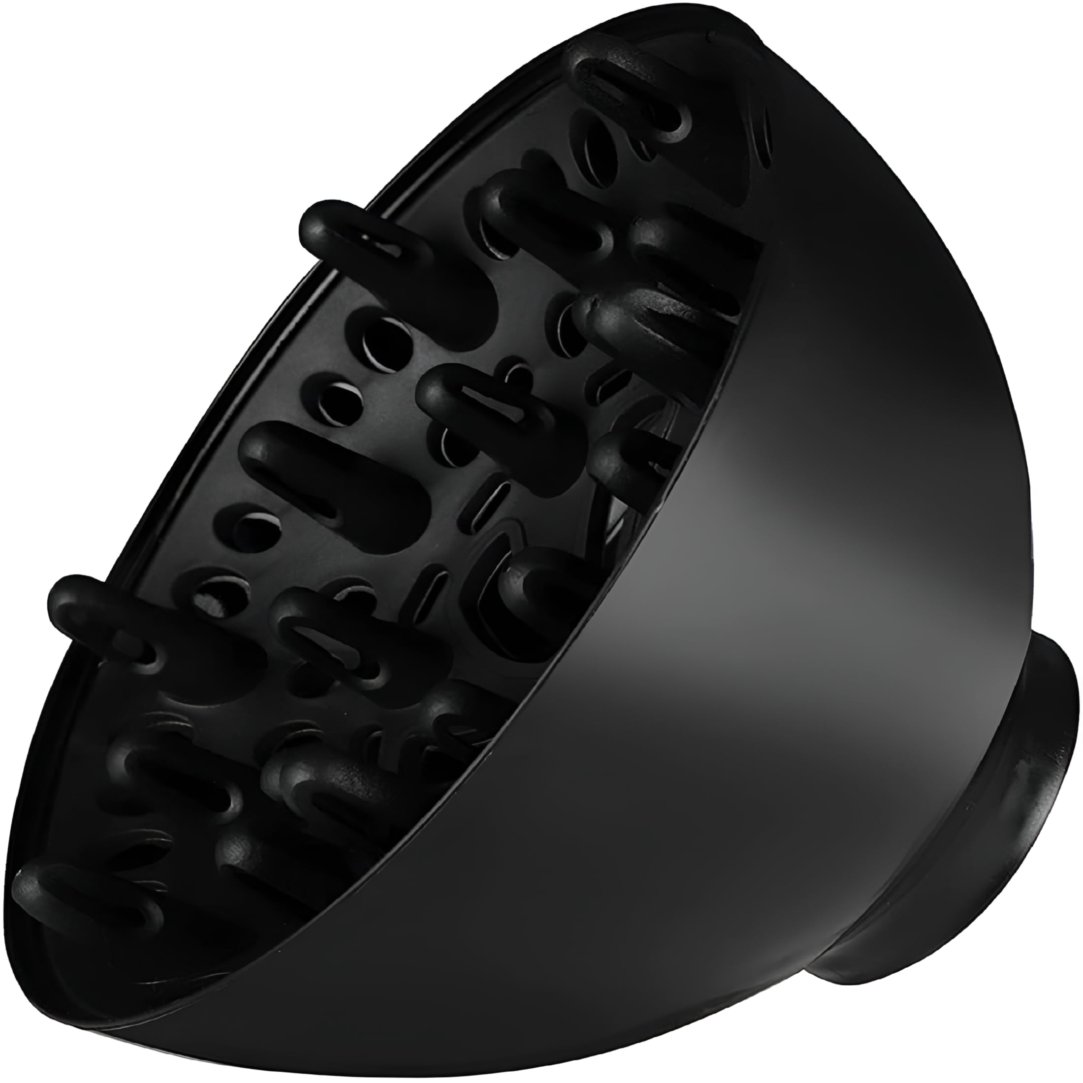 HIBIBUD Universal Hair Dryer Diffuser Attachment for Curly Hair,Black ...