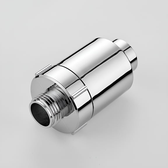 HIBIBUD Universal In Line Shower Water Filter, Hard Water Softener Purifier for Chlorine Fluoride, ABS Plastic Shower Head Filter for Bathroom Spa Hotel Bathtub Skin Hair Care