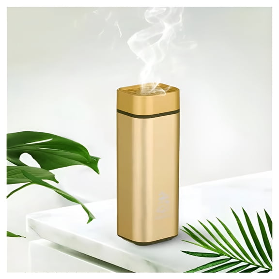 HIBIBUD Usb Electronic Incense Burner Portable Arabic Incense Holder Mini Electric Aromatherapy Diffuser Muslim Bukhoor Aroma Burner Gold