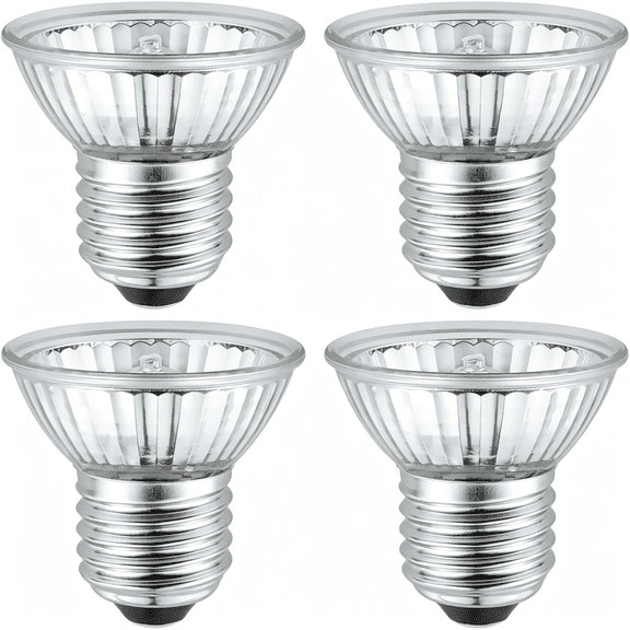 HIBIBUD Uvb Uva Reptile Light Bulb 25W Bulb for Reptiles and Amphibians Tanks, Turtle Bearded Dragon Lizard Cages Frogs Heat Lamp Replacement Bulb, 4 Packs