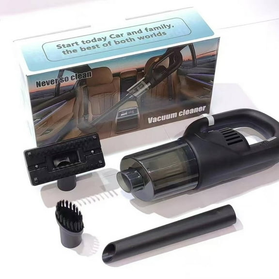 HIBIBUD Vacuum Cleaners for Home Handheld Strong Suction Cordless Vacuum Cleaner Long Battery Life Multiple Brush Heads Bed Vacuum Cleaner 215x175x15.3mm,Black