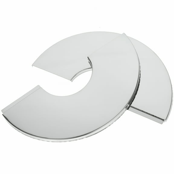 HIBIBUD Valve Decorative Cover Toilet Flange Faucet Round Water Pipe Plumbing Flange Stainless Steel 14.00X14.00X0.50CM