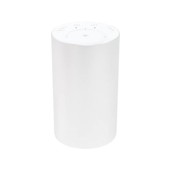 HIBIBUD Waterless Essential Oil Diffuser,Battery Operated Aromatherapy Diffuser with 20mL Capacity,Mini Portable Scent Air Machine,3 Countdown Timers & Mist Levels for Home Room Car Office,ANZ White