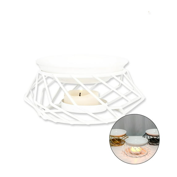 HIBIBUD Wax Melt Warmer,Household Incense Burner Candlestick Fragrance Diffuser Candle Warmer,Multifunctional Fragrancetherapy Candle Wax Melter,style4