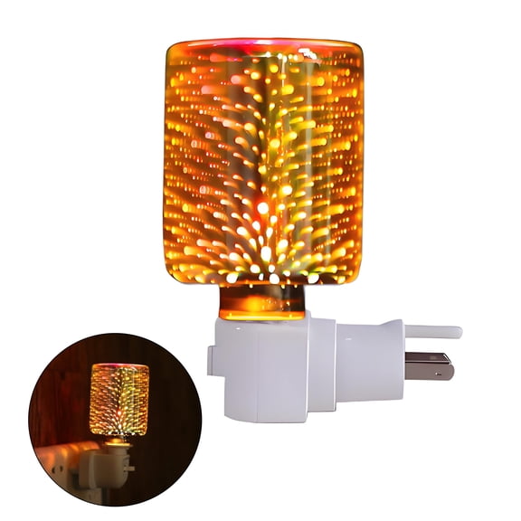 HIBIBUD Wax Melt Warmer, Plug-In Candle Warmer Lamp and Night Light, Smoke-Free Fragrance Diffuser