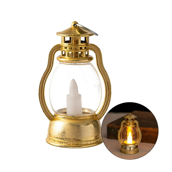 HIBIBUD Wax Melt Warmer,Simulation Kerosene Lamp Candle Warmers,Retro Small Oil Lamp Shape Candle Lamp Warmer,style1