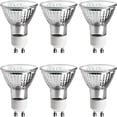 thumbnail image 1 of HIBIBUD Wax Warmer Bulbs,120V 50W Gu10 Light Bulbs for Candle Warmer Lamp,Mr16 with Glass Cover Warming Bulbs,Dimmable,Warm White,Long Lasting Lifespan,6 Pack, 1 of 7