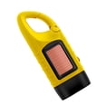 thumbnail image 1 of HIBIBUD Windfire Flashlight,Hand-Cranked Generator Flashlight Rechargeable,Buckle Design Led Flashlight,Yellow1, 1 of 7