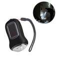 thumbnail image 1 of HIBIBUD 3.5" Black Solar and Hand Crank Flashlight for Emergency, Camping, 1 of 7