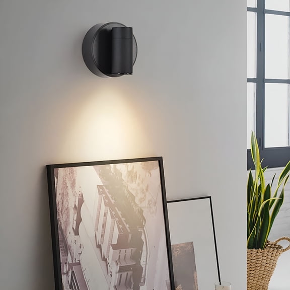 HIBIBUD Wireless LED Spotlight Indoor With Remote Up Lights Indoor Dimmable Picture Light Battery Operated USB Rechargeable Stick Spotlights for Wall Art Display Dartboard Painting Artwork Closet