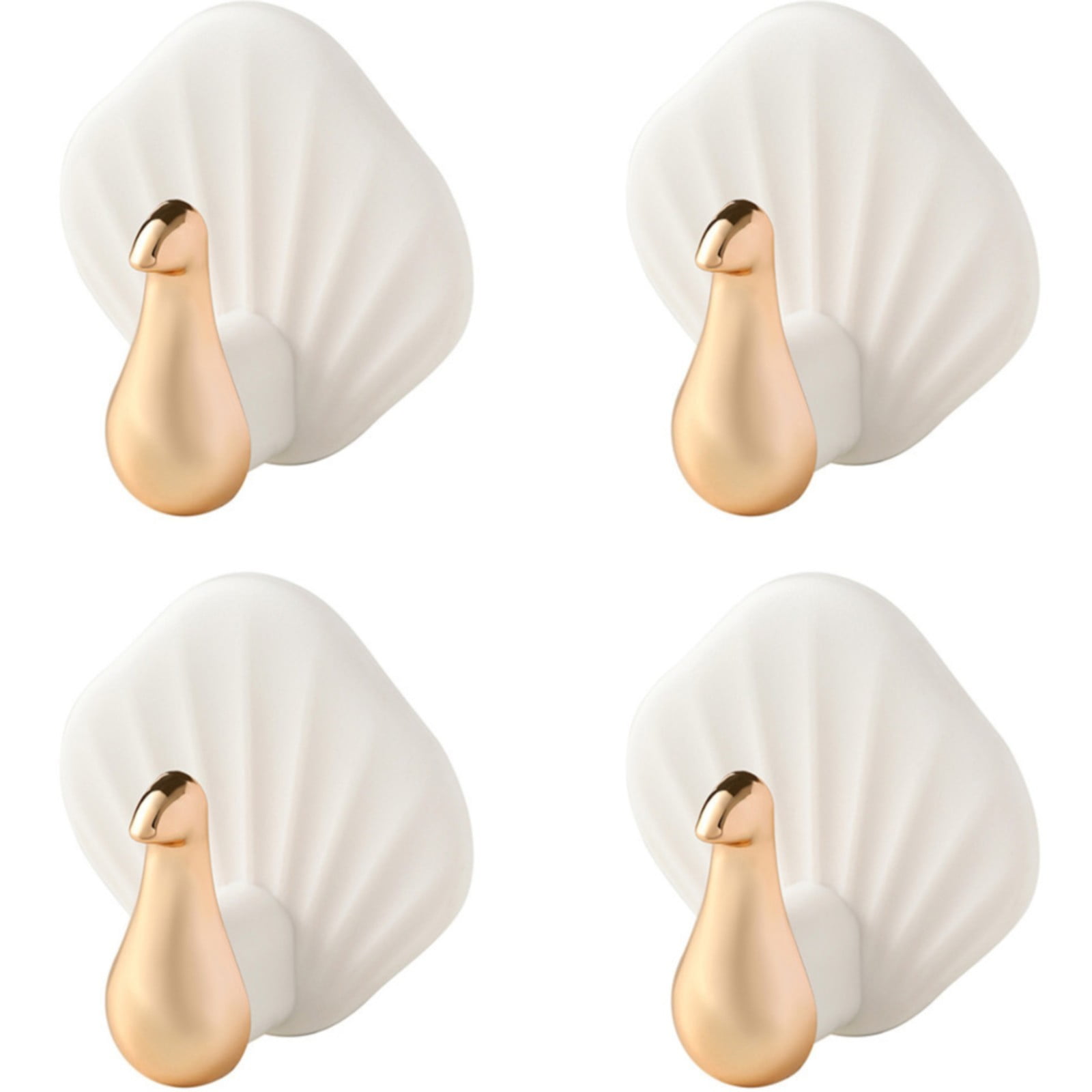 HIBRO Adhesive Wall Hangers Peel And Stick Decorative Wall Door Self Adhesive Hanger Hooks Heavy