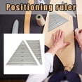 thumbnail image 1 of HIBRO Multifunctional Tool Cutting Fabric Ruler Ruler Patchwork Ruler Cutting DIY Generous, 1 of 9