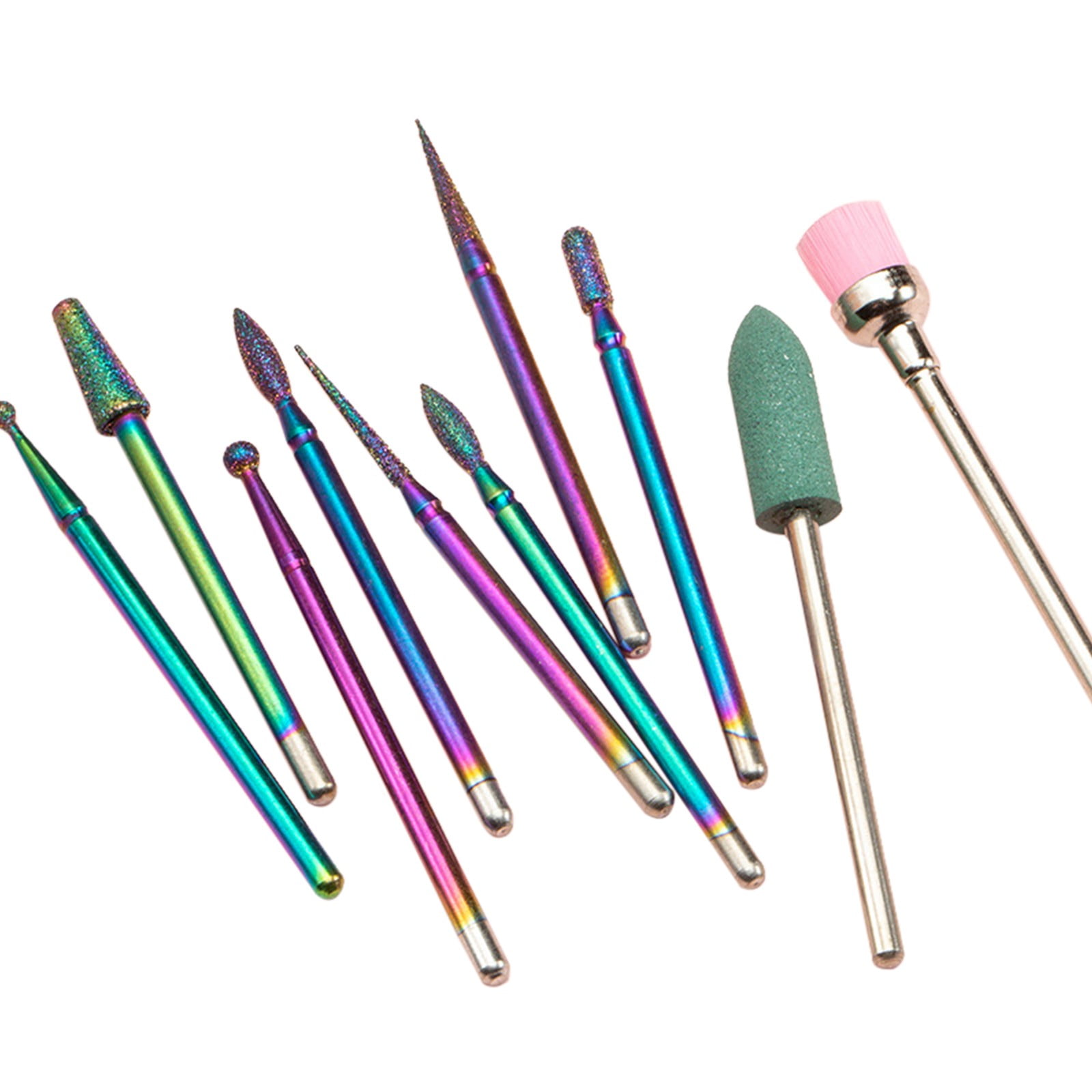 HIBRO Nail Cutter for Cuticles Tweezers 10pc Multifunctional Manicure