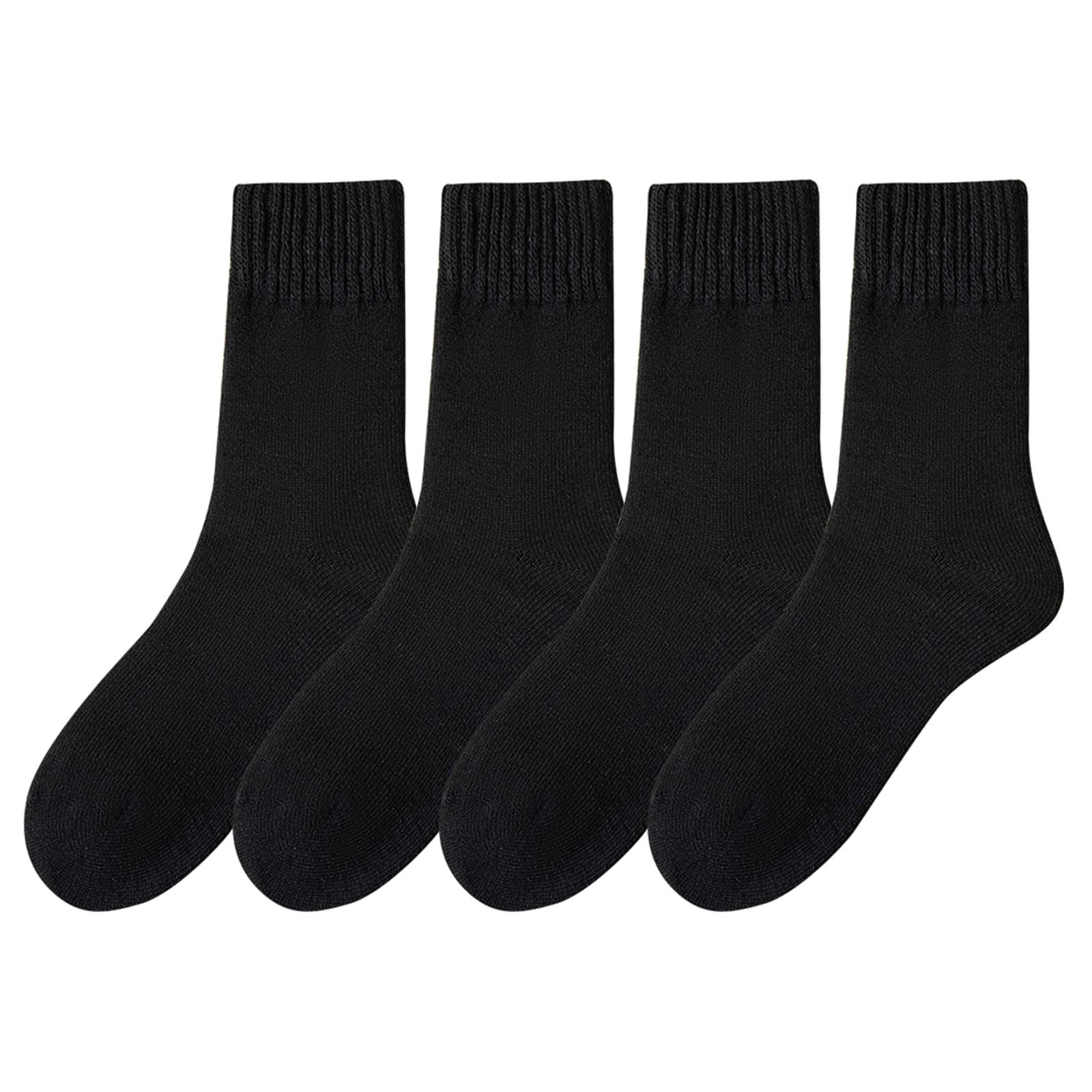 HIBRO Socks for Men Thicker Warm Fuzzy Socks Gifts For Women Fluffy ...