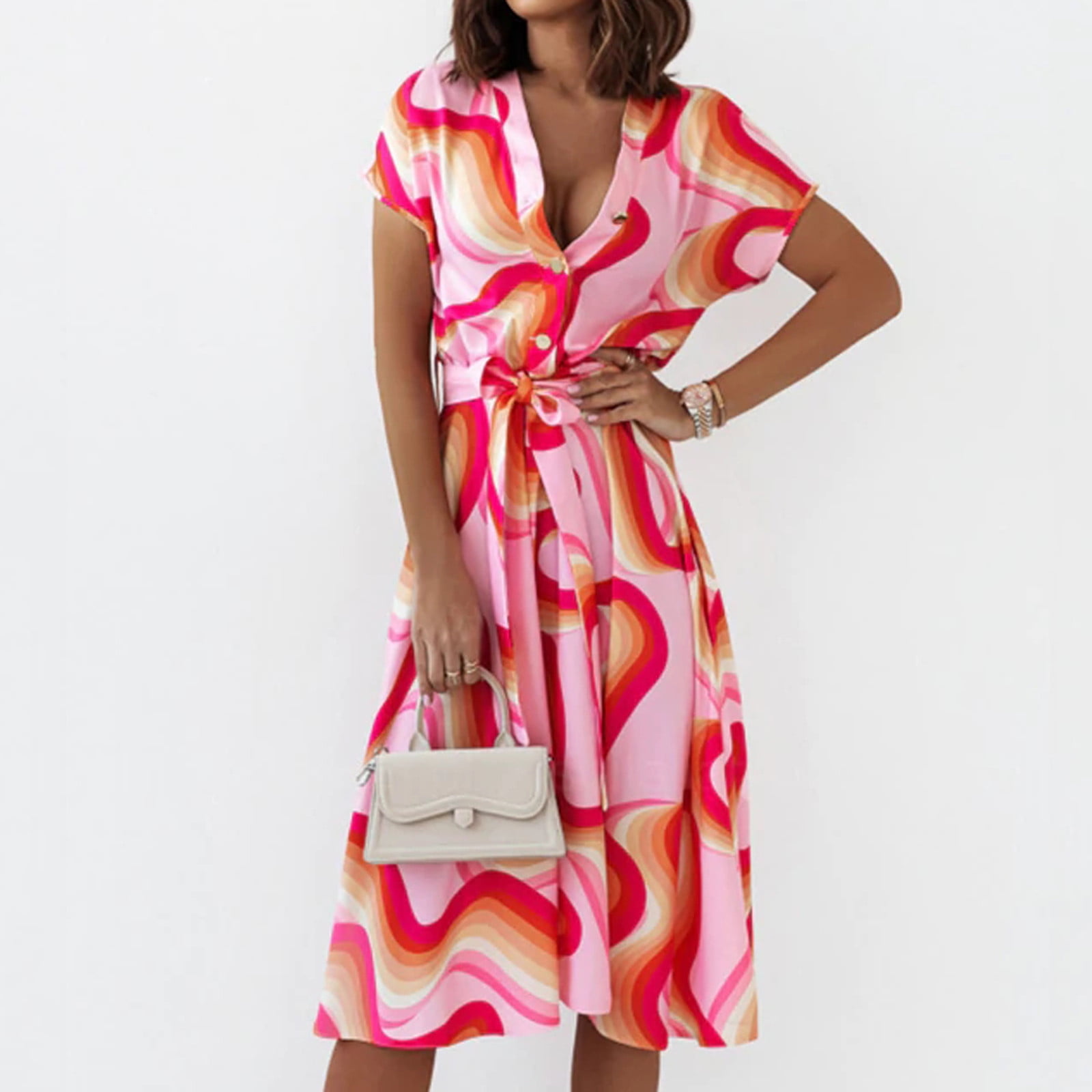 Casual loose fitting summer deals dresses
