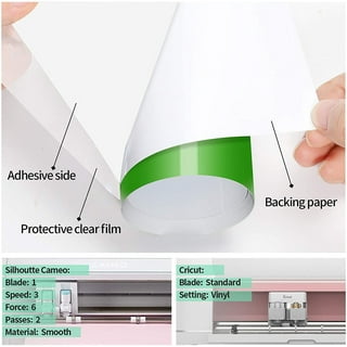 HIBRO Vinyl Sheets Holographic Self Adhesive Vinyl Roll For Cricut,  Decal,DIY Stickers Heat Thermal 