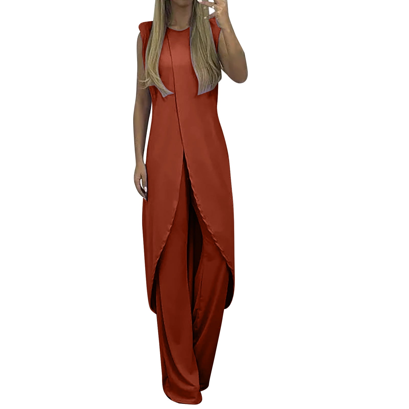 HIBRO Wedding Pant Suits for Women Dressy 7 Colors Mature Women Suit