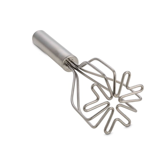 HIC Kitchen 2-In-1 Mix NMasher Potato Masher, 18/8 Stainless Steel, For Potatoes, Vegetables, Fruits, Guacamole, Baby Food, And Eggs