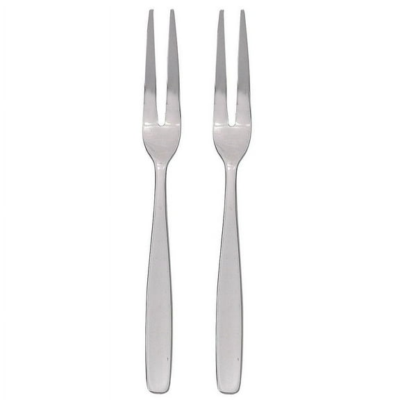 HIC 6-Inch Stainless Steel Escargot and Seafood Appetizer Cocktail Fork 2 Pack