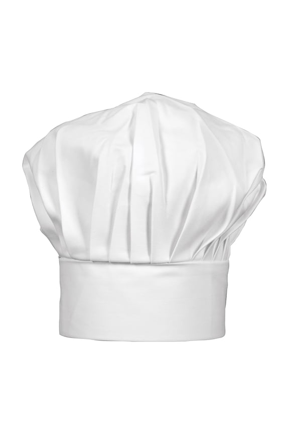 HIC Adult Chefs Hat, Heavyweight Cotton Twill