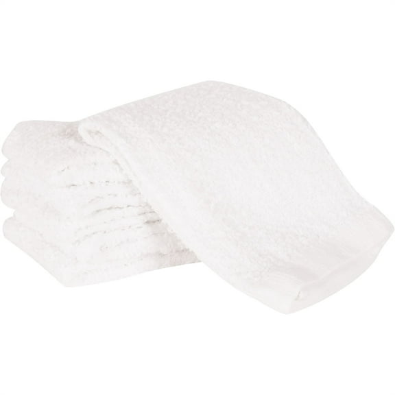 HIC Bar Mop Dish Cloths Set, Heavyweight Cotton, 6