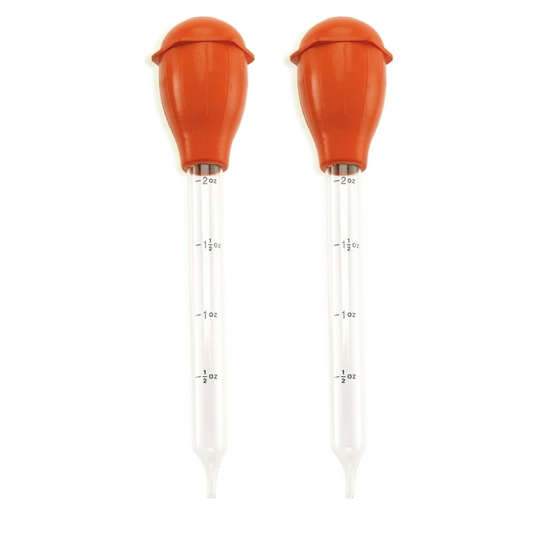 BPA Free, Pro Grade Turkey Baster 1 Pack. Extra Large 11 inch Bulb Basters with Measuring Lines Perfect for Cooking Juicy, Tender Meat. Best Plastic