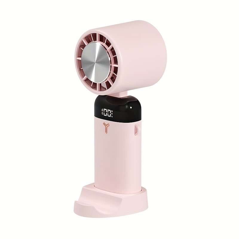 HIC FOUBEAK portable handheld cooling fan handheld turbo fan rechargeable 3600 mAh longlasting
