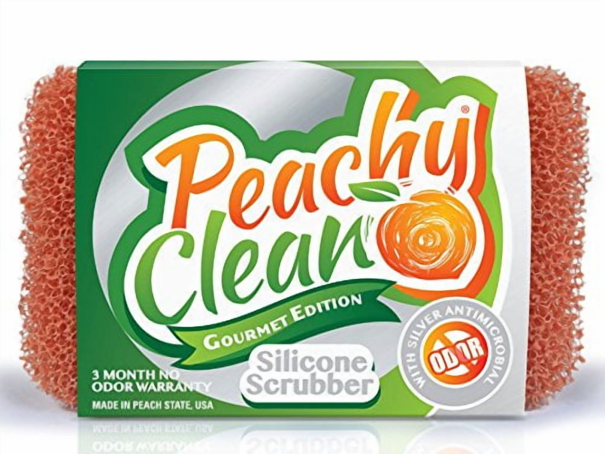 HIC Harold Import Co. Peachy Clean Silicone Scrubber