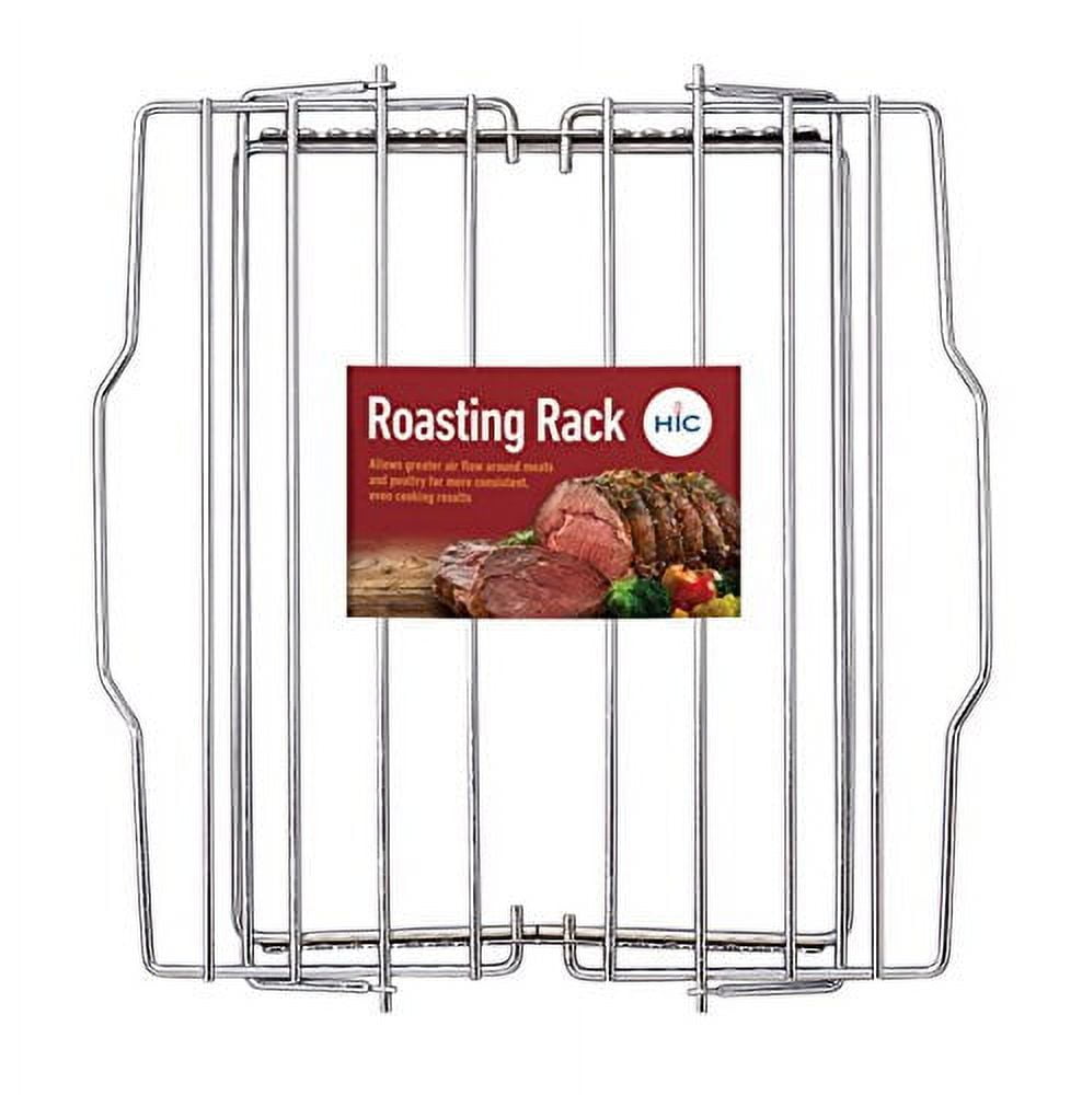  HIC Kitchen Wire Roasting Baking Broiling Rack, 12