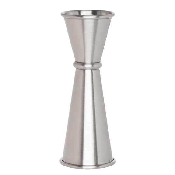 HIC Kitchen Bar Japanese-Style Double Cocktail Jigger, 18/8 Stainless Steel, For Mixing And Measuring Craft Cocktails, 0.5- To 2-Ounce