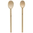 thumbnail image 1 of HIC Kitchen Classic French Beechwood Spoon Set, Made in France, 10-Inch and 12-Inch, Set of 2, 1 of 1