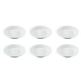 thumbnail image 1 of HIC Kitchen Embossed Oil Dipping Dishes, Olive Branch Design, Round, Fine Porcelain, 5-Inch Diameter, Set of 6, 1 of 6