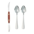 thumbnail image 1 of HIC Kitchen Grapefruit Spoon and Squirt Free Twin-Blade Grapefruit Knife Set, 4-Piece Set with 2 Spoons and 2 Knives, 1 of 4
