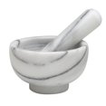 thumbnail image 1 of HIC Mortar and Pestle Spice Herb Grinder Pill Crusher Set, Solid Fine-Quality Carrara Marble, 1 of 4