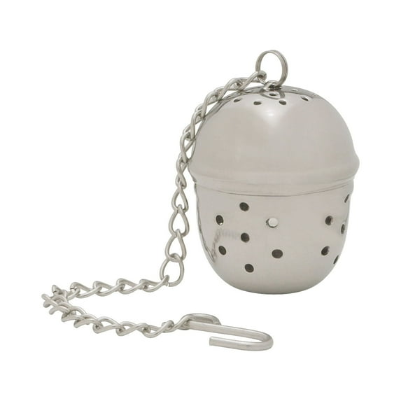 HIC Kitchen Mini Tea Ball Infusers, 18/8 Stainless Steel, Set of 2, For Loose Leaf Tea and Mulling Spices