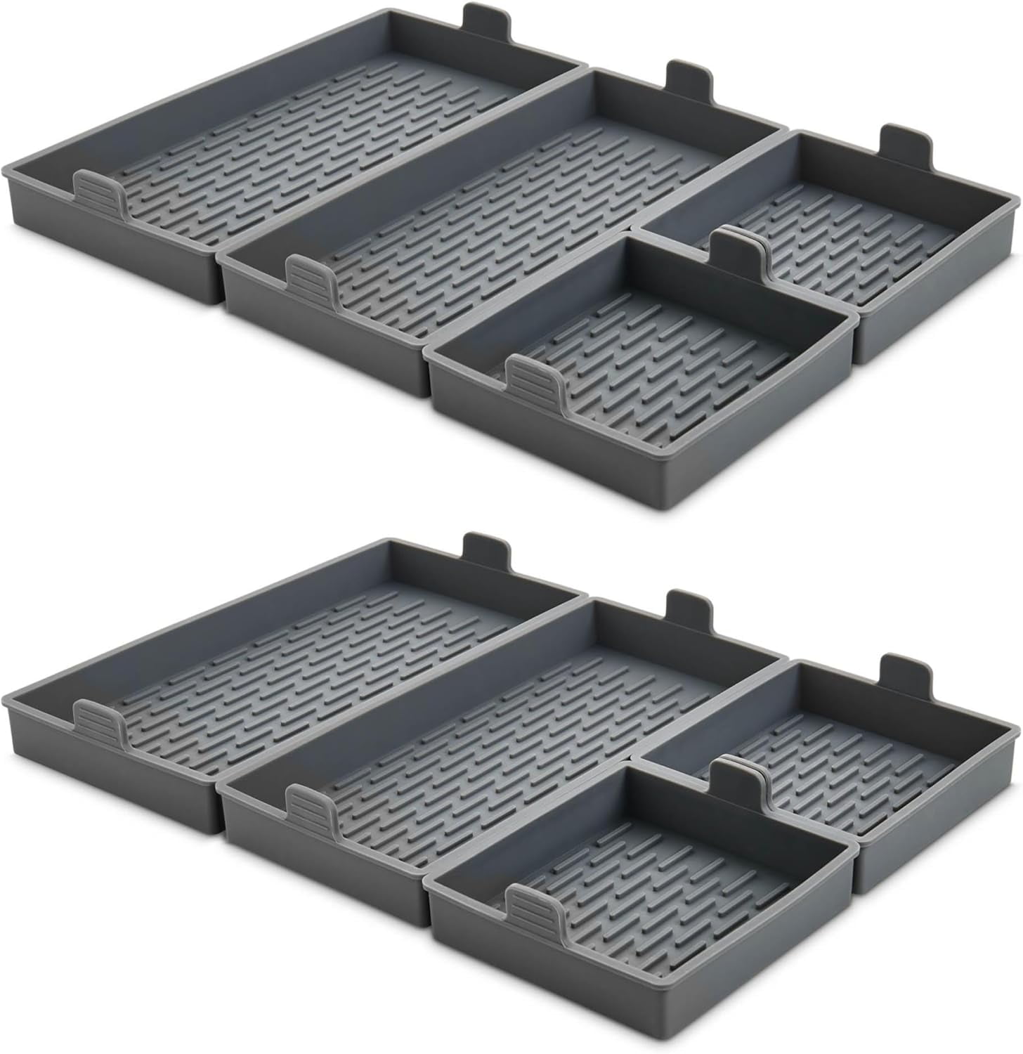 HIC Kitchen Non-Stick Sheet Pan Dividers, European-Grade Silicone, 8 ...