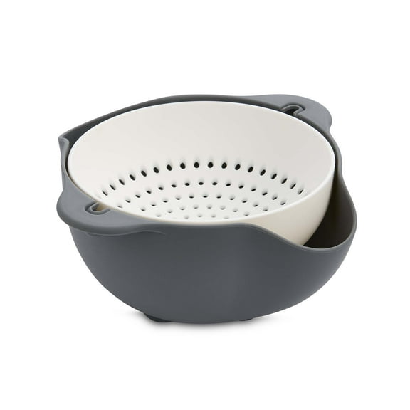 HIC Kitchen Rinse and Drain Colander Bowl, BPA Free