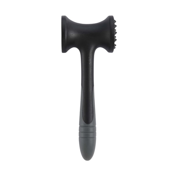 HIC Kitchen Soft-Grip Meat Tenderizer Mallet Marinating Prep Tool, Heat Safe, For Flattening Cutlets And Tenderizing Meat