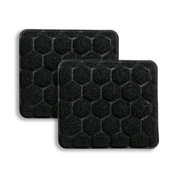 HIC Kitchen Sudz-Power Scratch-Free Scrubber Sponges, Long Lasting Polyurethane, BPA Free, Rectangular, 2 Sets of 2