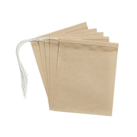 Beyond Gourmet Unbleached Tea Bags, Chlorine Free, Disposable, Brews 3-6 Cups, 1 Box of 100