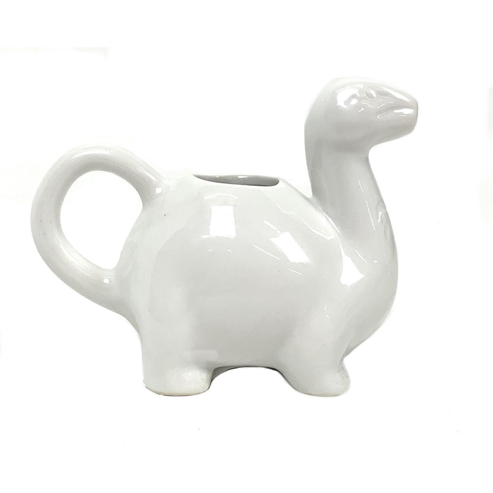 HIC Kitchen Creamer Pitcher with Handle, Fine White Porcelain, 8-Ounces,  Set of 2
