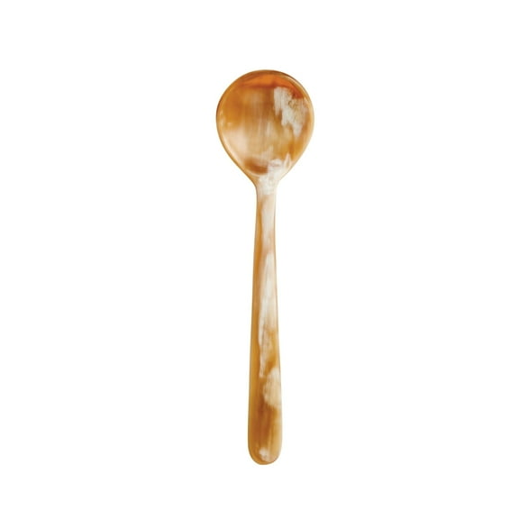 HIC Kitchen Salt Spice Tasting Spoon, Handcrafted In The United Kingdom, Responsibly Sourced Ankole Cow Horn, 3-Inch, For Serving Salts, Spices, And Seasoning
