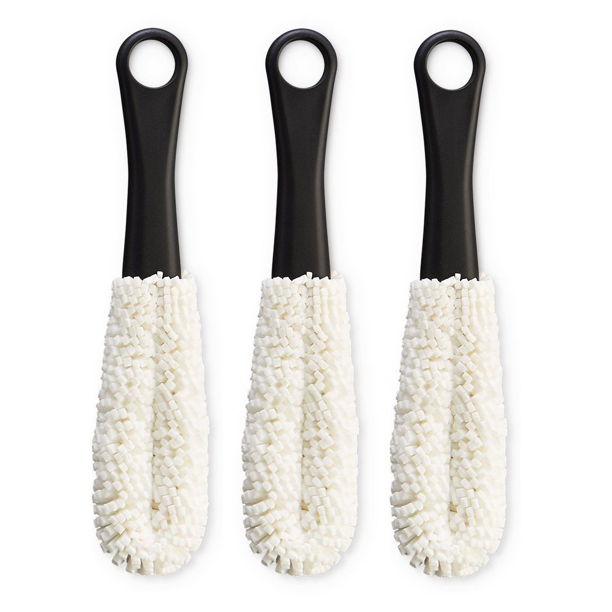 HIC Soft Foam Stemware Brush Shaped for Cleaning Delicate Wine Glasses, Champagne Flutes and