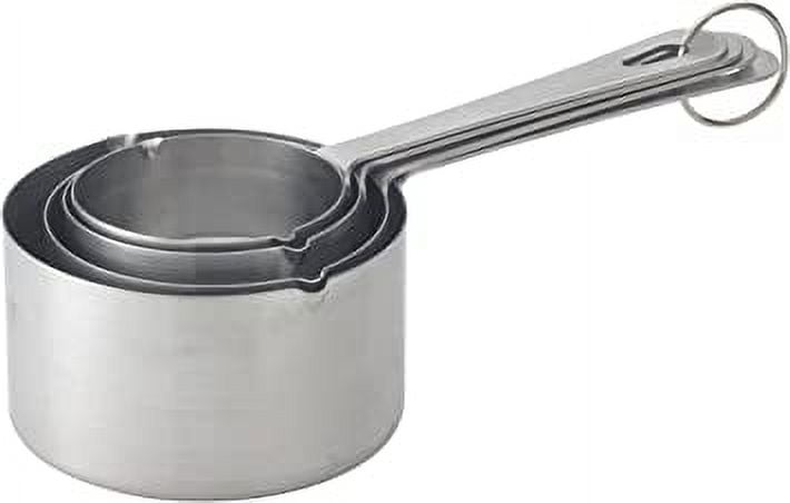 Durable Stainless Steel Measuring Cups Set, Various Sizes