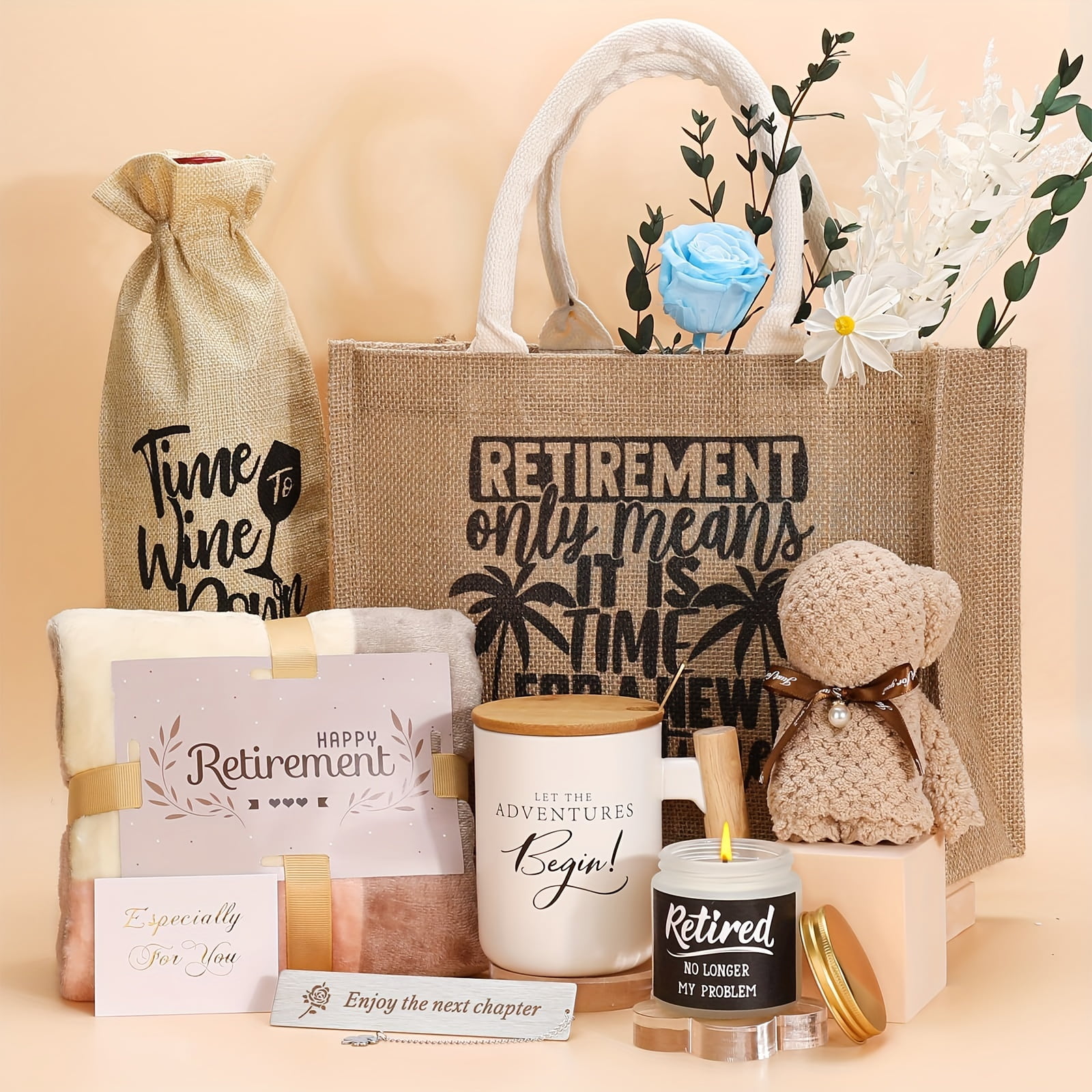 HIC pengtai Retirement Gift for Women 2024 Happy Retirement Gifts for
