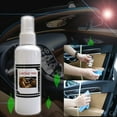 HICBEKETEA 100ml Car Care Interior Polish Wax Leather Seat Sofa Panel
