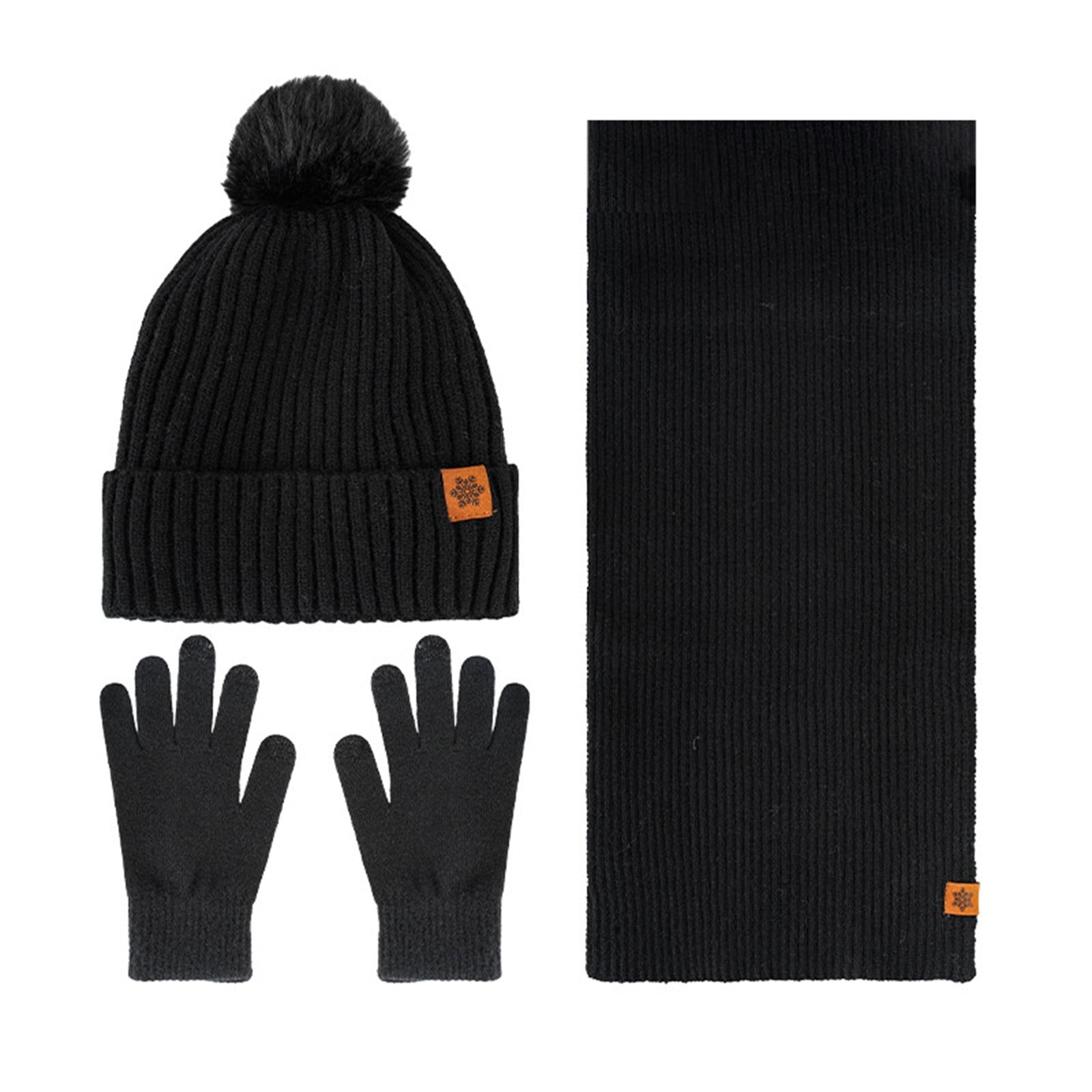 HICBEKETEA Winter Beanie Hat Scarf Gloves Set Include Winter Hats for