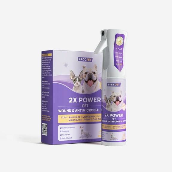 HICC 2x Power Pet Wound & Antimicrobial Spray