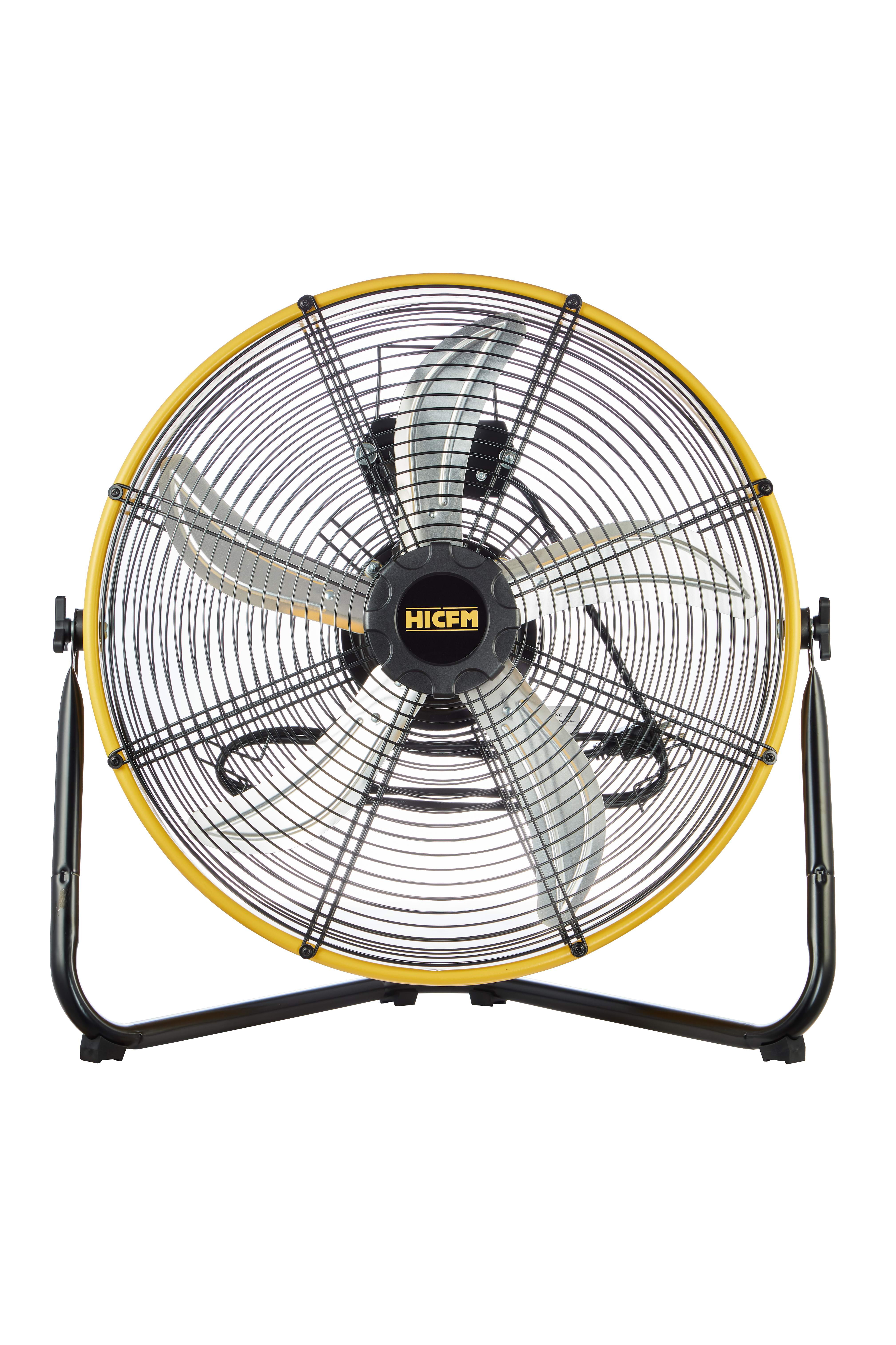 HICFM 20" 6300 CFM Heavy Duty Shroud Fan with IP44 Enclosed Powerful 1/4 Motor